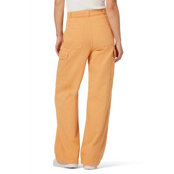 NEW HUDSON high-rise wide leg cargo pant in clay - Picture 3 of 5